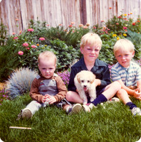 HF 1974 - Marty, Jason & Adam in the Backyard